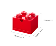 LEGO® Desk Drawer - 4 Knobs