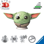 Ravensburger Star Wars Grogu with Ears 72 Piece 3D Puzzle Ball