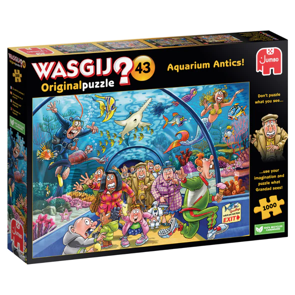 WASGIJ Original 43 - Aquarium Antics Jigsaw Puzzle