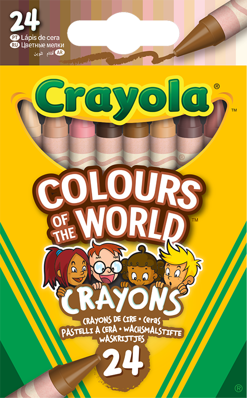 Crayola 24 Colours Of The World Crayons