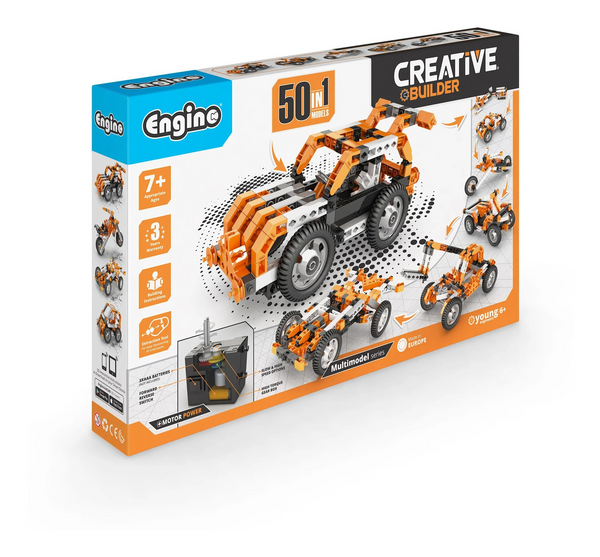 Engino Creative Builder 50-in-1 Motorised Multimodel Set