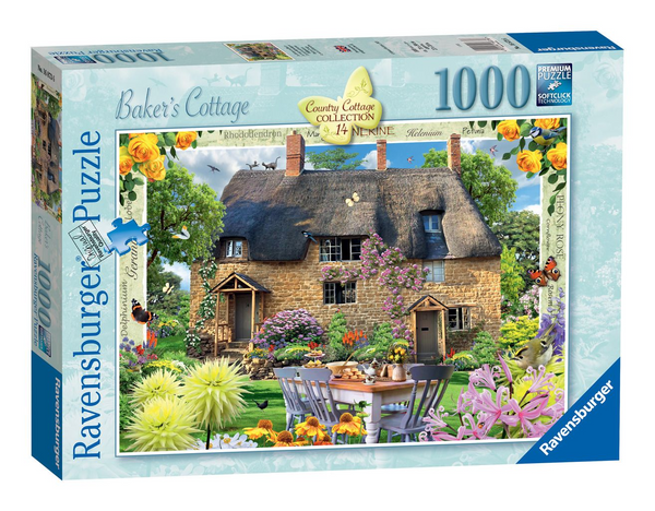 Country Cottage Collection No.14 Baker's Cottage 1000 Piece Jigsaw Puzzle