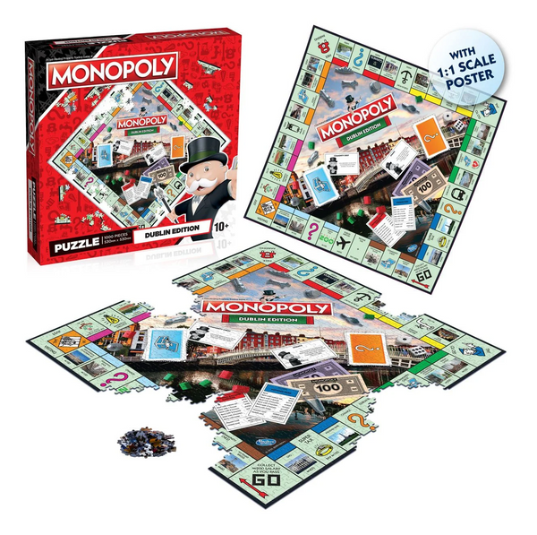 Dublin Monopoly 1000 Piece Jigsaw Puzzle